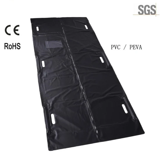 Roundfin Dead Body Storage Cadaver Bag Crime Scene Body Bag Transportation Carrying Dead Person PVC PEVA PP