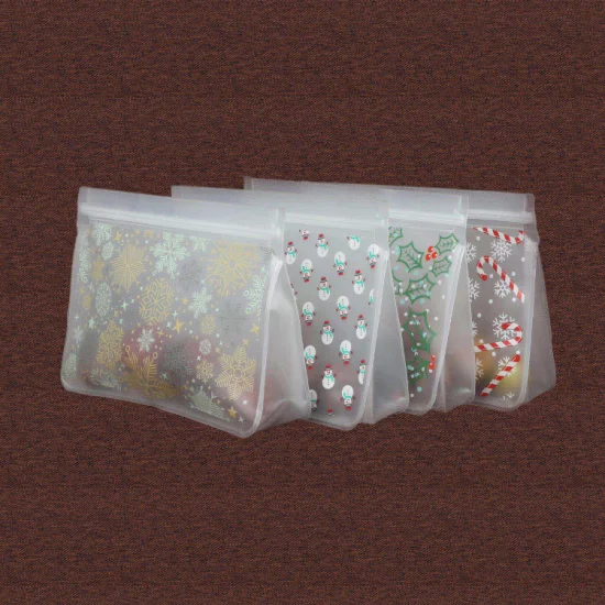 Wholesale Eco Friendly Leakproof Freezer PEVA Silicone Bag Zip Lock Food Storage Bag