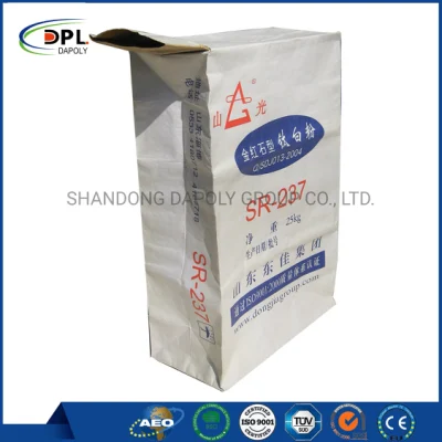 25kg Kraft Paper Plastic Compound Cement Bag for Bitumen, Mortar, Gypsum, Lime Global Sell